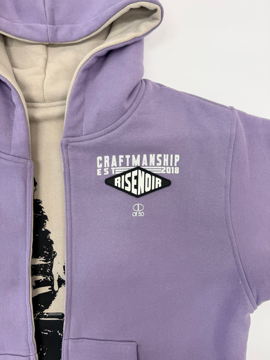French Lavender | Open Hoodie