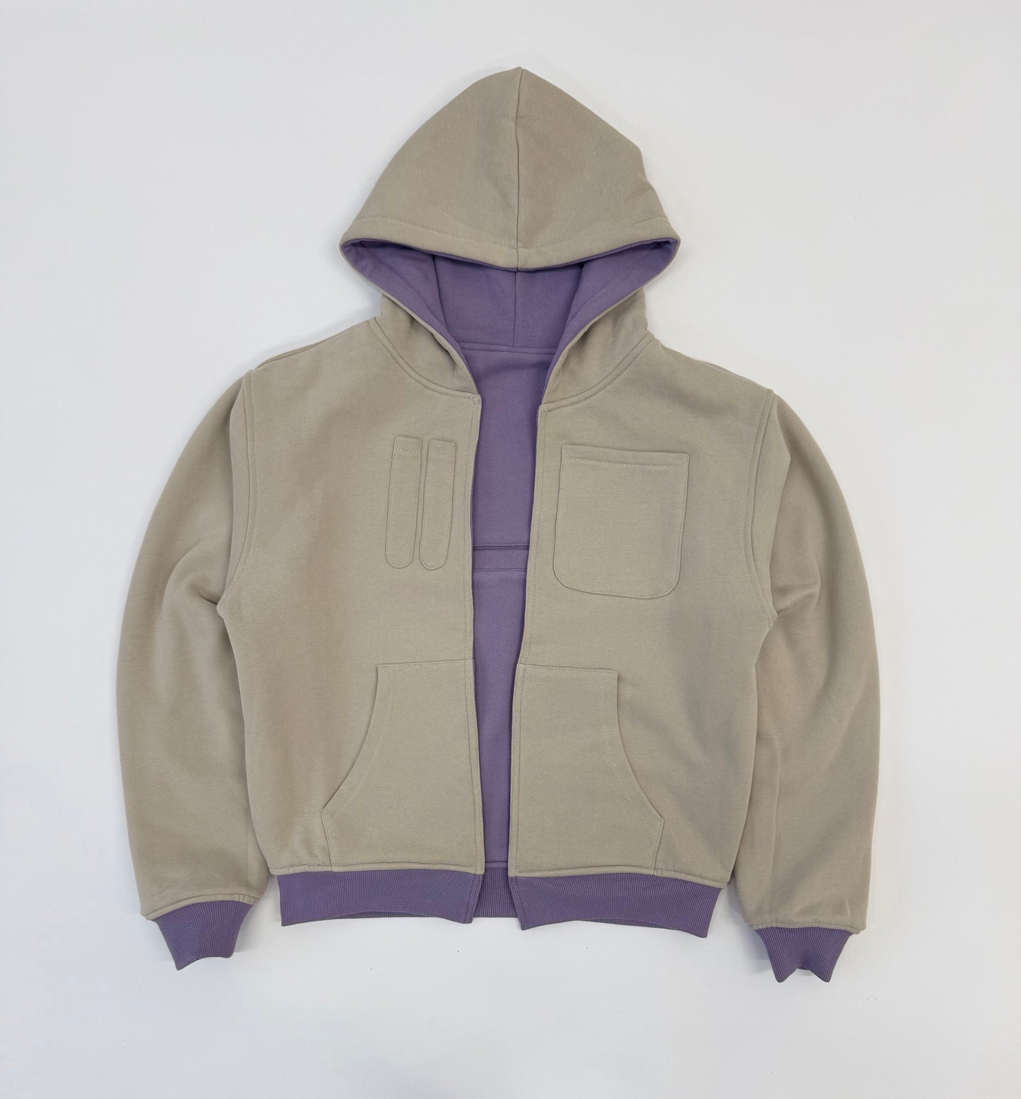 French Lavender | Open Hoodie