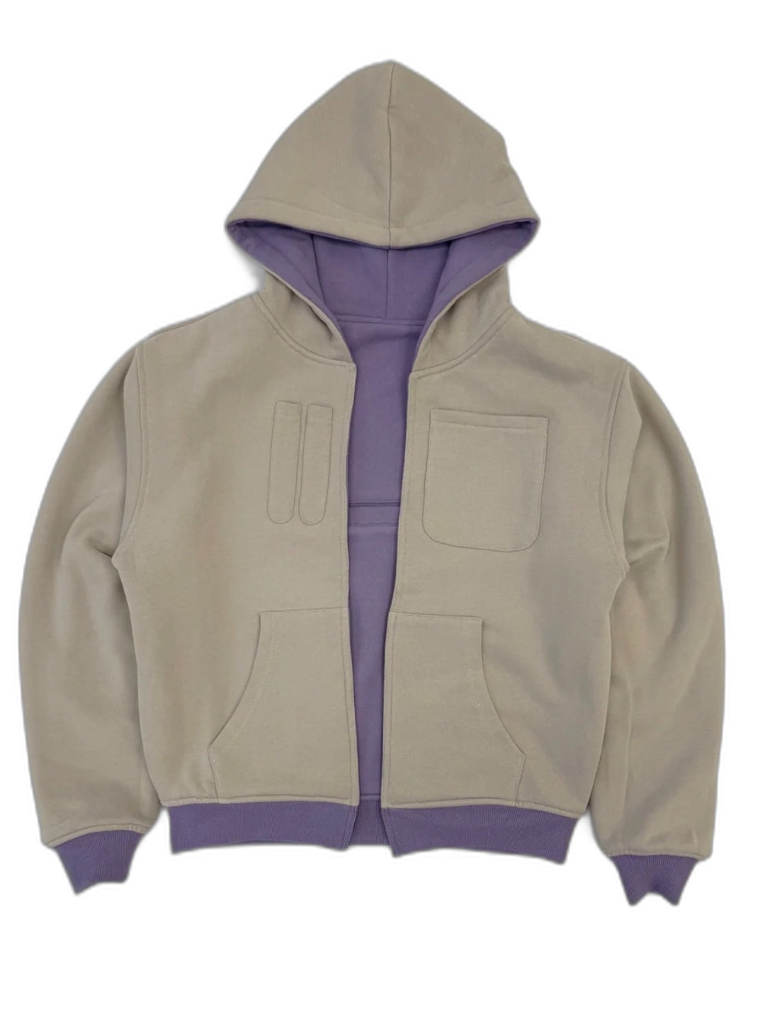 French Lavender | Open Hoodie