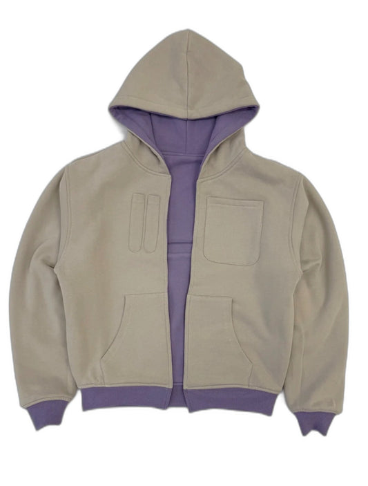 French Lavender | Open Hoodie