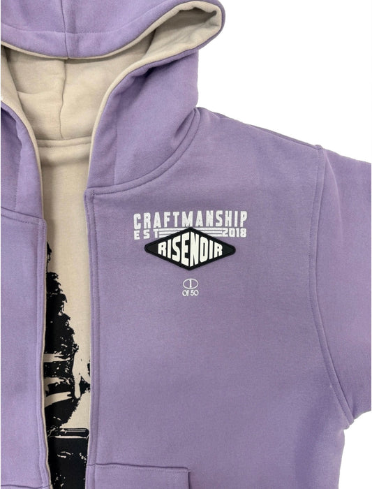 French Lavender | Open Hoodie