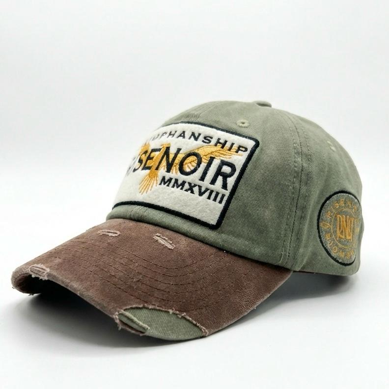 Distressed Patch Logo 'RNR' Cap