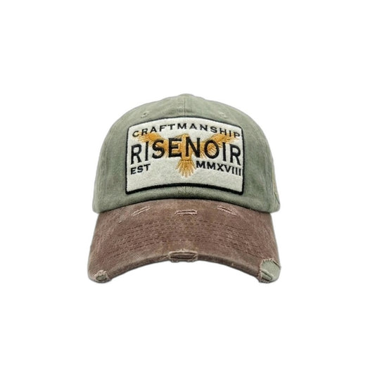 Distressed Patch Logo 'RNR' Trucker Cap